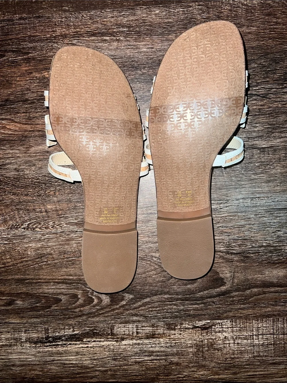 Sam Edelman White Trim Cork Slide Sandal - Picture 4 of 4